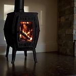 Печь отопительная  ПроМеталл Бахтинка, чугун, 9 кВт, d115 мм, до 100 куб.м, серая 