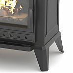 Печь-камин Everest F12, дверца стекло, чугун, 16 кВт, d150 мм, до 320 куб.м