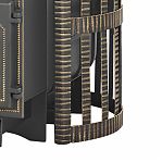 Печь для бани Везувий Легенда Ковка 28 (дверка 270) 28 кВт, d115 мм, до 30 куб.м
