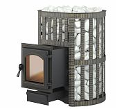 Печь для бани Везувий Легенда Ковка 28 (дверка 270) 28 кВт, d115 мм, до 30 куб.м