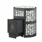 Печь для бани Везувий Легенда Стандарт 22 (дверка ДТ-4), 22 кВт, d115 мм, до 24 куб. м