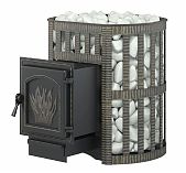 Печь для бани Везувий Легенда Ковка 16 дверка 271, 16 кВт, d115 мм, до 16 куб.м