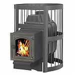 Печь для бани Везувий Легенда Стандарт 22 дверка ДТ-4С, 22 кВт, d115 мм, до 24 куб.м