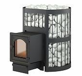 Печь для бани Везувий Легенда Стандарт 22 дверка ДТ-4С, 22 кВт, d115 мм, до 24 куб.м