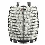 Печь для бани Everest Steam Heat 24, дверца со стеклом, 24 кВт, d115 мм, до 24 куб.м 