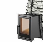 Печь для бани Everest Steam Heat 24, дверца со стеклом, 24 кВт, d115 мм, до 24 куб.м 