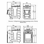 Печь для бани TMF Гейзер Мини 2016 Inox Витра ЗК антрацит 12 кВт, d115 мм, до 12 куб.м