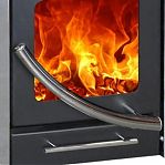 Печь для бани Ермак 20-ПС Классика, дверца со стеклом, 20 кВт, d115 мм, до 24 куб.м