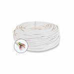 Провод силовой ПВС Москабель 5х4 кв.мм, установочный, белый, длина 1 метр