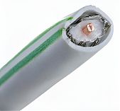 Кабель коаксиальный SAT 703 ТV 1х1.1 кв.мм, белый, длина 1 метр