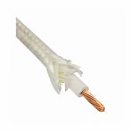 Провод силовой РКГМ Москабель термостойкий 1х1.5 кв.мм, установочный, белый, длина 1 метр