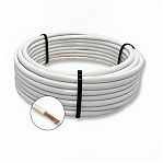 Провод силовой ПВ 3, 1х50 кв.мм, установочный, белый, длина 1 метр