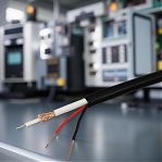 Кабель силовой КВК-П Москабель 01-4105 для видеконаблюдения 2х0.75 кв.мм, черный, длина 1 метр