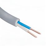 Кабель силовой NYМ Севкабель 2х1.5 кв.мм, установочный, белый, длина 1 метр