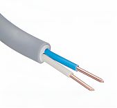 Кабель силовой NYМ Севкабель 2х1.5 кв.мм, установочный, белый, длина 1 метр