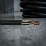 Кабель силовой ВВГ Москабель 5х6 кв.мм, установочный, черный, длина 1 метр