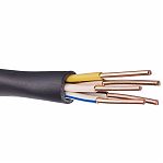 Кабель силовой ВВГ Москабель 5х6 кв.мм, установочный, черный, длина 1 метр