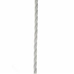 Провод витой Bironi B1-434-71-50 бытовой ПУГВнг-LS 3х1.5 кв.мм, декоративный, белый матовый, длина 1 метр