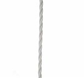 Провод витой Bironi B1-434-71-50 бытовой ПУГВнг-LS 3х1.5 кв.мм, декоративный, белый матовый, длина 1 метр