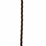 Провод витой Bironi B1-434-72-50 бытовой ПУГВнг-LS 3х1.5 кв.мм, декоративный, коричневый матовый, длина 1 метр