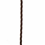 Провод витой Bironi B1-435-72-50 бытовой ПУГВнг-LS 3х2.5 кв.мм, декоративный, коричневый матовый, длина 1 метр