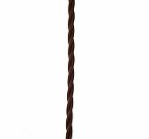 Провод витой Bironi B1-435-72-50 бытовой ПУГВнг-LS 3х2.5 кв.мм, декоративный, коричневый матовый, длина 1 метр