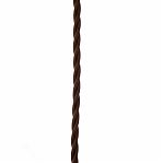 Провод витой Bironi B1-425-72-50 бытовой ПУГВнг-LS 2х2.5 кв.мм, декоративный, коричневый матовый, длина 1 метр