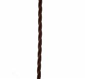 Провод витой Bironi B1-425-72-50 бытовой ПУГВнг-LS 2х2.5 кв.мм, декоративный, коричневый матовый, длина 1 метр