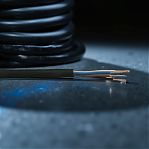 Кабель силовой ВВГ нг LS 4х1.5 кв.мм, установочный, черный, длина 1 метр