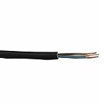 Кабель силовой ВВГ нг LS 4х2.5 кв.мм, установочный, черный, длина 1 метр