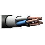 Кабель силовой ВВГ нг LS 4х2.5 кв.мм, установочный, черный, длина 1 метр