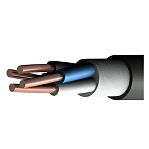 Кабель силовой ВВГ нг LS 4х2.5 кв.мм, установочный, черный, длина 1 метр