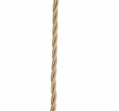 Провод витой Bironi B1-434-719-50 бытовой ПУГВнг-LS 3х1.5 кв.мм, декоративный, песочное золото, длина 1 метр