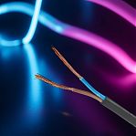 Провод силовой ККЗ ШВВП 2х0.75 кв.мм, KKZ40-00007016, ГОСТ, черный, длина 1 метр