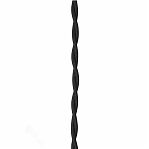 Провод витой Bironi B1-422-73 бытовой ПУГВнг-LS 2х0.75 кв.мм, декоративный, черный матовый, длина 1 метр