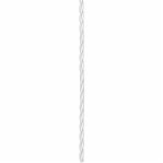 Провод витой Bironi B1-425-71-50 бытовой ПУГВнг-LS, 2х2.5 кв.мм, декоративный, белый, длина 1 метр