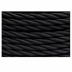 Провод витой Bironi B1-425-73-20 бытовой ПУГВнг-LS, 2х2.5 кв.мм, декоративный, черный матовый, длина 20 метров