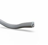 Провод силовой ПУНП/ПБПП  Москабель 2х1.5 кв.мм, установочный, белый, длина 1 метр