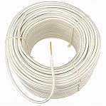 Провод РКГМ Москабель термостойкий 1х0.75 кв.мм, установочный, белый, длина 1 метр