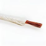 Провод РКГМ Москабель термостойкий 1х0.75 кв.мм, установочный, белый, длина 1 метр