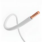 Провод силовой ПВ 1, 1х0.75 кв.мм, установочный, желтый, длина 1 метр