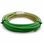 Провод силовой ПуГВ гибкий ПВ 3, 1х10 кв.мм, установочный, желто-зеленый, длина 5 метров