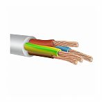 Провод силовой ПВС Москабель 4х10 кв.мм, установочный, белый, длина 1 метр