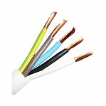 Провод силовой ПВС Москабель 5х4 кв.мм, установочный, белый, длина 1 метр