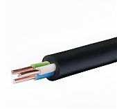 Кабель силовой ВВГнг LS Москабель 3х1.5 кв.мм, установочный, черный, длина 1 метр