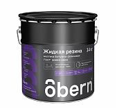 Резина битумная Obern, мастика битумно-резиновая, для гидроизоляции, 14 кг