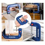 Струбцина Workpro G-образная, быстроразъемная 150 мм WP232024