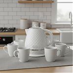 Чайник Brayer BR1008 WH, белый, 1.7 л, 2200 Вт