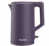 Чайник электрический WILLMARK WEK-1828PS 2002564, 1.8 л, 2 кВт фиолетовый
