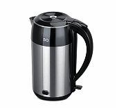 Чайник электрический BQ KT2030SW 2200 Вт, черно-серебристый, 2.2 л